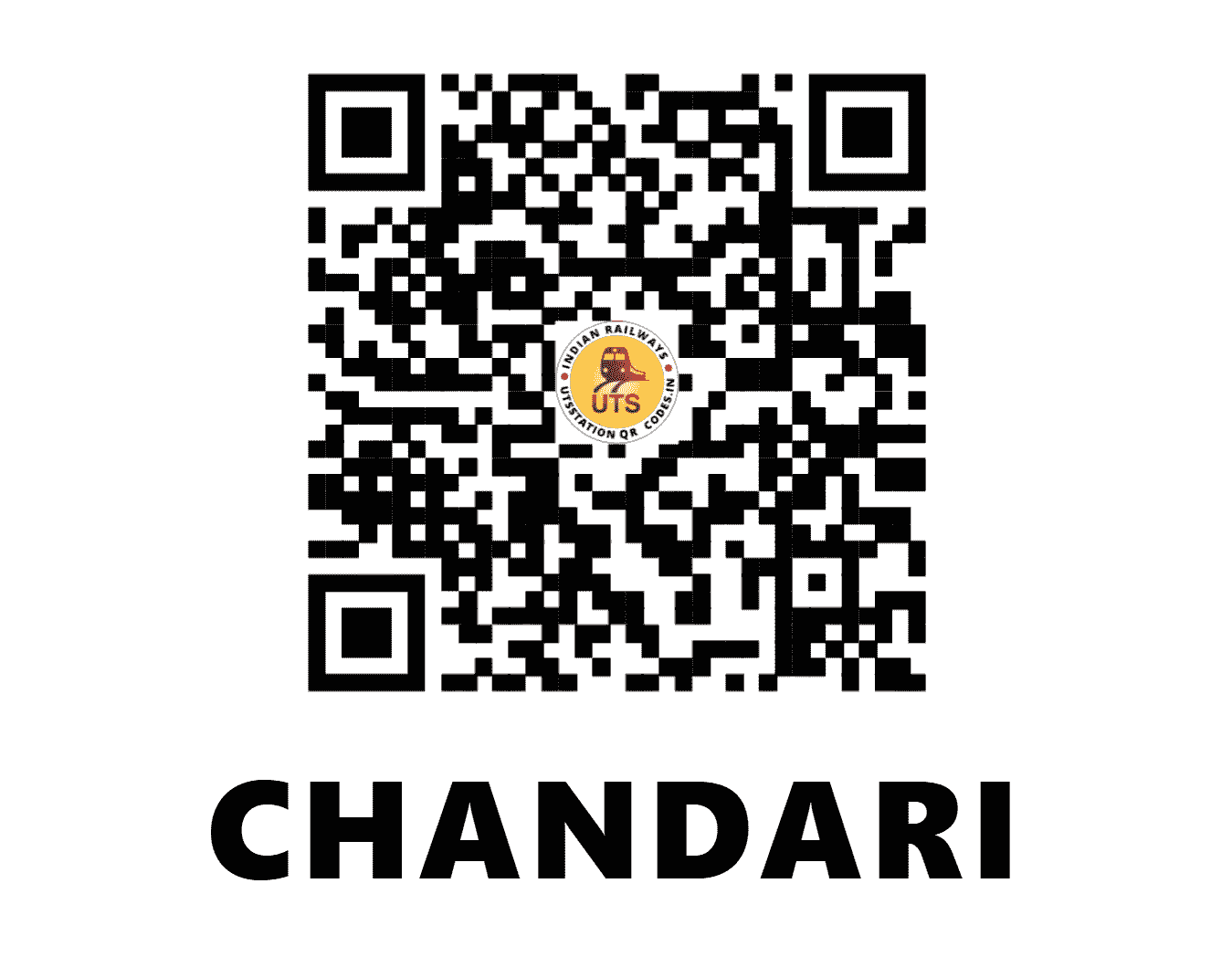 UTS QR Code for CHANDARI - CNBI - NC (UTTAR PRADESH)